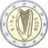 Irland-2-Euro-2008-Kursmünze-Keltische-Harfe-RS