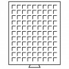 333127 -  Münzbox MB mit eckigen Einteilungen rauchfarben 