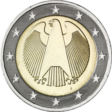 Deutschland 2 Euro 2006 bfr. Mzz.A bis J Bundesadler