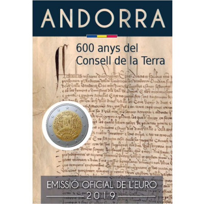 2 Euro Münze 600. Jahrestag des Consell de la Terra sammeln 