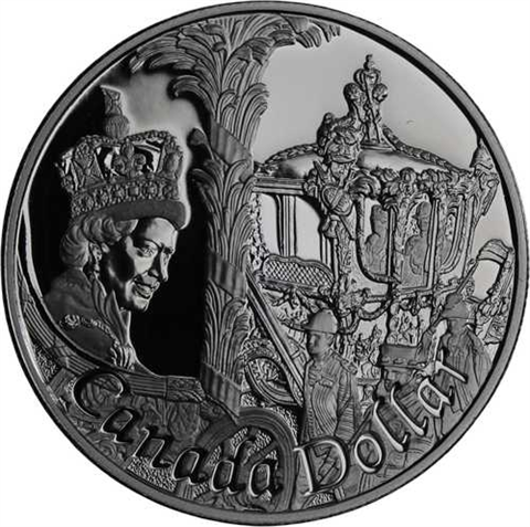 Kanada-1Dollar-2002-AGpp-Golden Jubiläum Queen-Etui