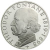 Deutschland 5 DM Silber 1969 Stgl. Theodor Fontane