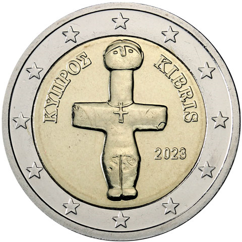 Zypern-2euro2023-Kursmünze