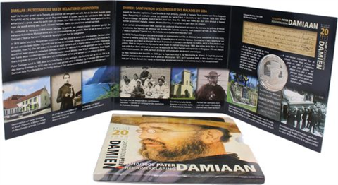 Belgien-20 Euro-2009-AGpp-Pater Damiaan-Folder