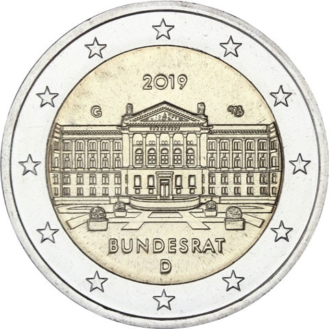 Deutschland-2-Euro-2019-Bundesrat-ADFGJ