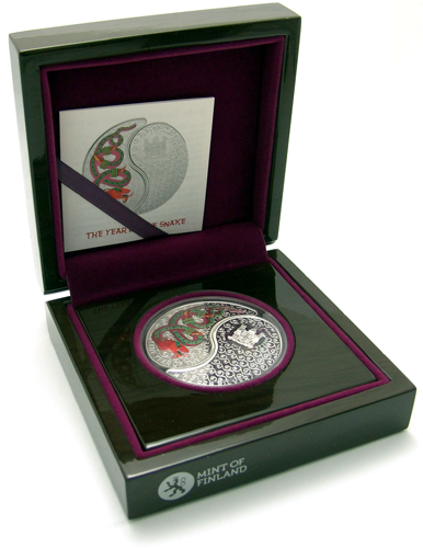 Fiji 2 x 1 Dollar Silber 2013 PP Yin & Yang - Jahr der Schlange