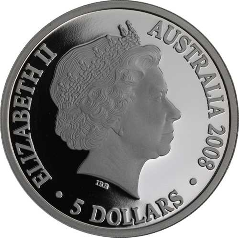Australien-5 Dollar-2008-AGpp-Antarctic Territory-Etui