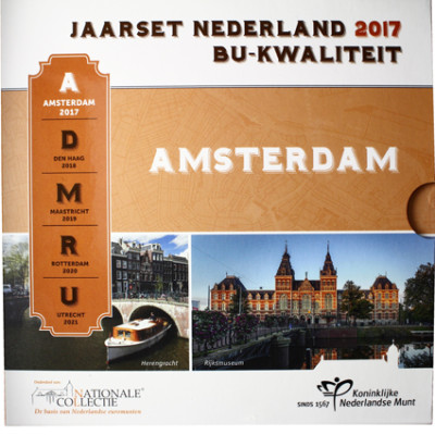 Niederlande Kursmuenzen 3,88 Euro 2017 Amsterdam 