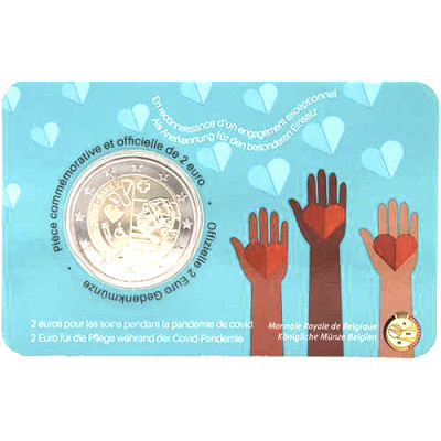 Belgien-2Euro-2022-stgl-Pflege-Pandemie-Coincard-RSI