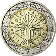 Frankreich-2Euro-2008-Lebensbaum-RS