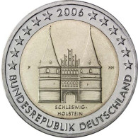 Deutschland 2 Euro 2006 bfr. Holstentor Lübeck Mzz. F