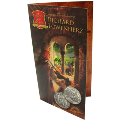 Österreich-10-Euro-2009-Silber-HGH-Richard-Löwenherz-Folder