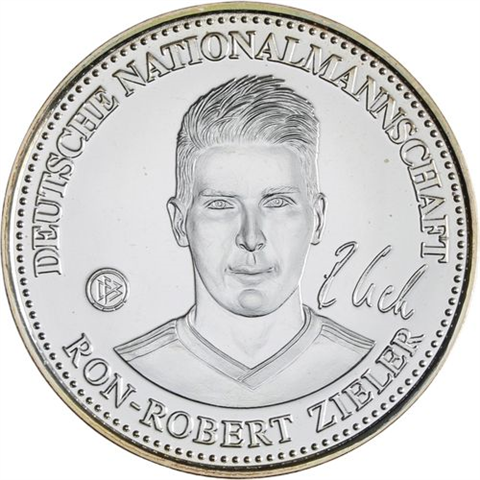 Set I+II Silber-Gold-Gedenkprägungen-der-Nationalmanschaft-2014