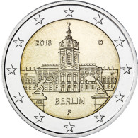 Deutschland 2 Euro 2018  Schloss Charlottenburg - Berlin Mzz. F