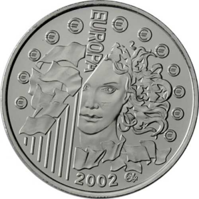 Frankreich-0,25Euro-2002-stgl-Europa-RS