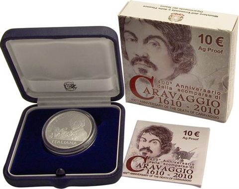 Italien 10 Euro 2010 PP Caravaggio I
