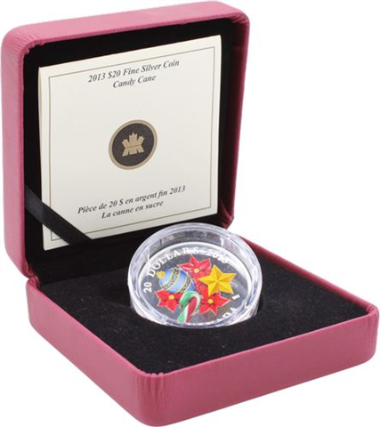Kanada-20 Dollar-2013-AGpp-Candy Cane-RS