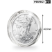 10 Münzkapseln ULTRA Perfect Fit 40,6 mm für American Silver Eagle