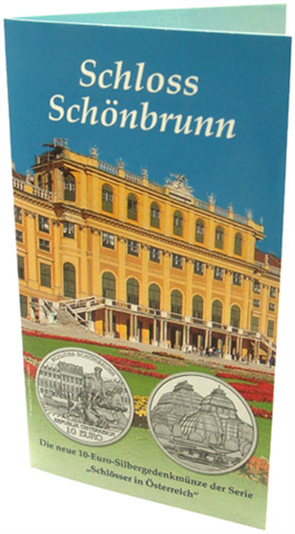 Oesterreich-10-Euro-2003-Silber-HGH-Schloss-Schoenbrunn-Folder