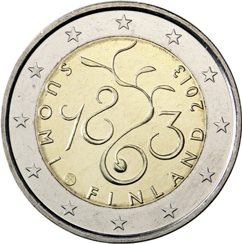 Finnland 2 Euro 2013 bfr. 150 Jahre Finnisches Parlament -II