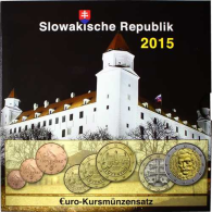 Slowakei 3,88 Euro 2015 bfr. Sondersatz mit 2 Euro Ludovit Stur geschlossen