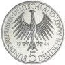 Deutschland 5 DM 1964 Stgl. Johann Gottlieb Fichte in Münzkapsel