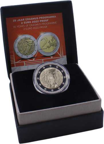 Niederlande-2Euro-2022-PP-Erasmus-Etui