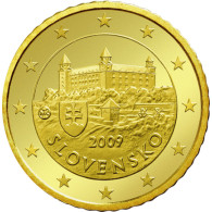 Slowakei 50 Cent 2009 bfr. Burg von Bratislava