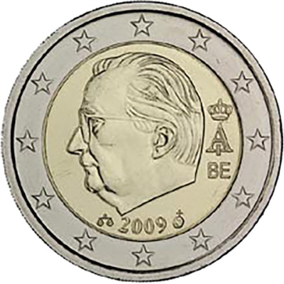 Belgien-2Euro-2009-Albert-RS