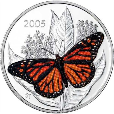 Kanada 50 Cent 2005 PP Monarchfalter-I
