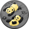 China-10-yuan-2022-Panda-Ruthenium-I