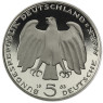 Deutschland 5 DM 1983 PP Karl Marx in Münzkapsel