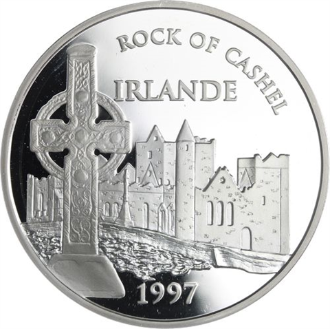 Frankreich-15 Euro 100 Francs-1997-AGpp-Rock of Cashel-RS