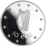 Irland-10 Ecu-1990-AGpp-Hirsch-VS