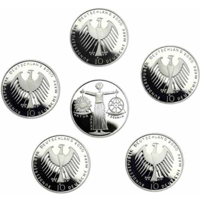 Deutschland-10-DM-Silber-2000-PP-Natur-Erde-Mensch,-EXPO-2000-Mzz.A-Jjpg