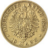 Kaiserreich 10 Mark 1875-1888 Friedrich I. Grossherzog von Baden J.186 II