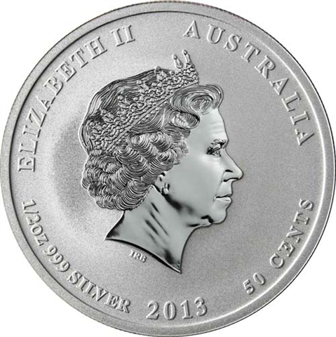 Australien-50Cent-2013-Lunar-Schlange-RS