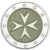 Malta 2 Euro Münze mit Münzzeichen F für Frankreich Monnaie de Paris