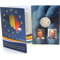 Belgien 2 Euro 2005 Wirtschaftsunion im Blister