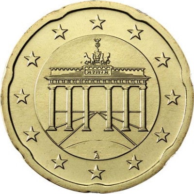 Deutschland 20 Euro-Cent 2016 Kursmünze mit Eichenzweig