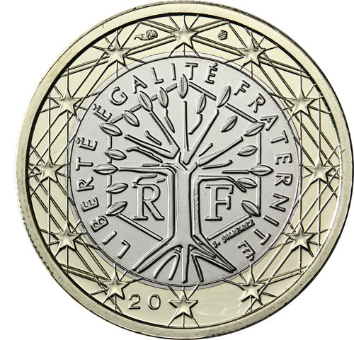 Frankreich 1 Euro 2005 bfr. Lebensbaum