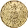 Preußen 20 Mark Goldmünze 1913-1915 Wilhelm II in Unifom –  Jäger 253