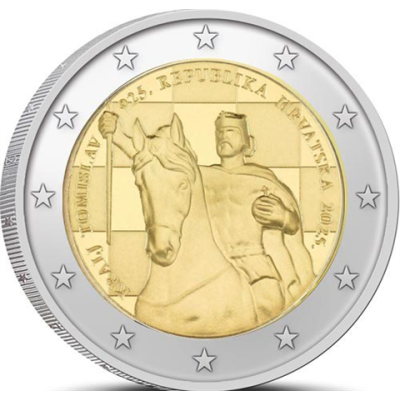 Kroatien-2Euro-2025-bfr-1000Jahre-Königreich-RS