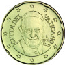 Vatikan 20 Cent 2016 bfr.  Papst  Franziskus