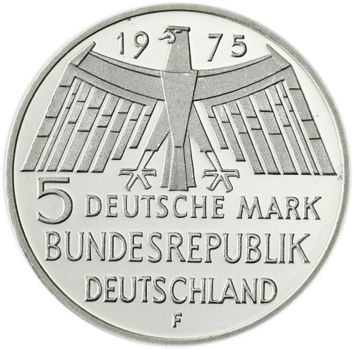 Deutschland 5 DM Gedenkmünze Silber 1975 Denkmalschutzjahr 