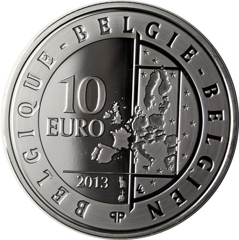 Belgien 10 Euro 2013 PP Hugo Claus-III