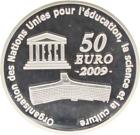 Frankreich-50Euro-2009-AGpp-Kreml-Etui