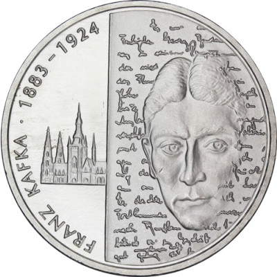 Silbereuro 10 Euro 2008 Franz Kafka