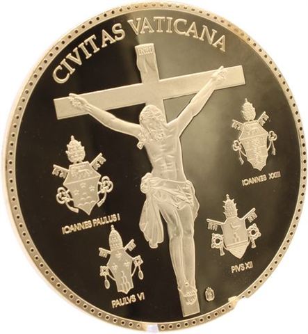 Vatikan-Medaille-2012-CUpp-Paul VI-vergoldet-RS