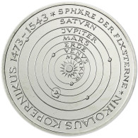 Gedenkmünze Deutschland 5 DM Silber 1973 Stgl. Nikolaus Kopernikus 